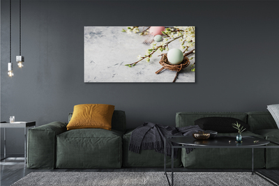 Pintura em tela Flores de ovo