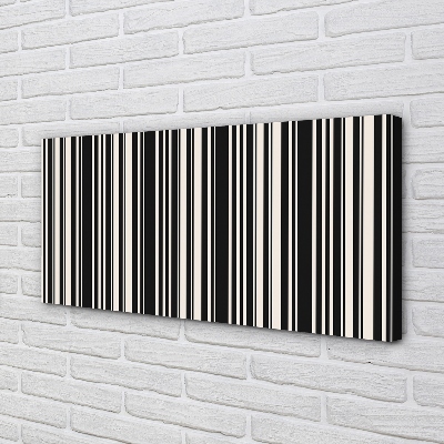 Quadro em tela Listras irregulares