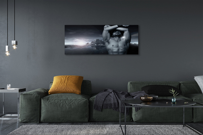 Pintura em tela Homem da Montanha