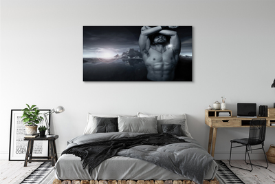 Pintura em tela Homem da Montanha