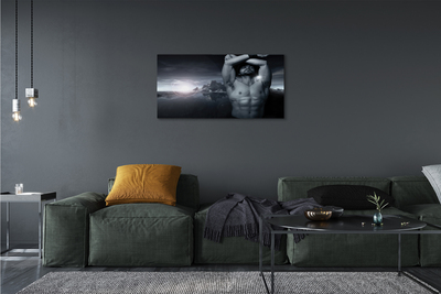 Pintura em tela Homem da Montanha