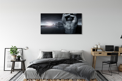 Pintura em tela Homem da Montanha