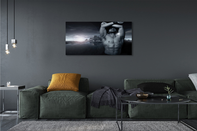 Pintura em tela Homem da Montanha