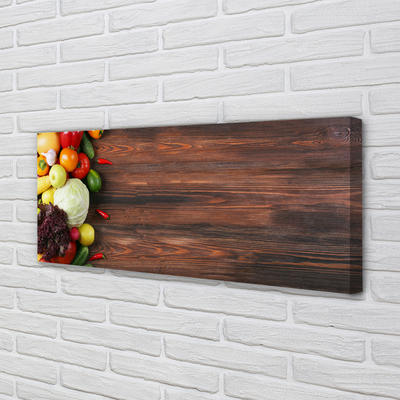 Quadro em tela Milho, pimentões, repolho