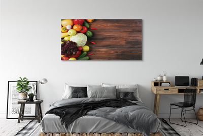 Quadro em tela Milho, pimentões, repolho