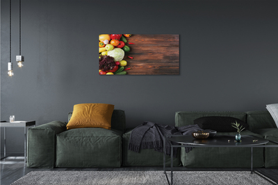 Quadro em tela Milho, pimentões, repolho