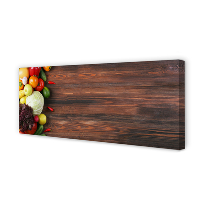 Quadro em tela Milho, pimentões, repolho