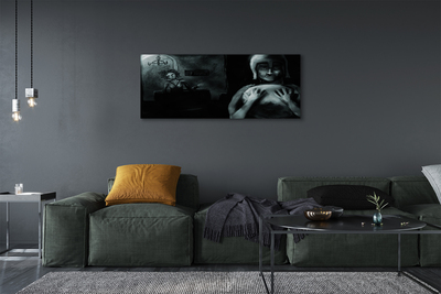 Quadro em tela Personagens sombrios