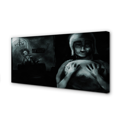 Quadro em tela Personagens sombrios