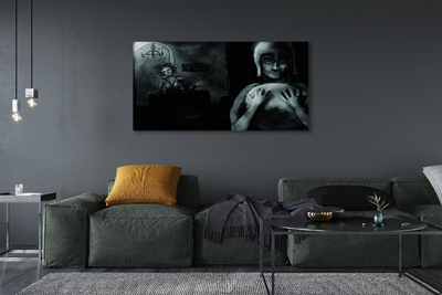 Quadro em tela Personagens sombrios