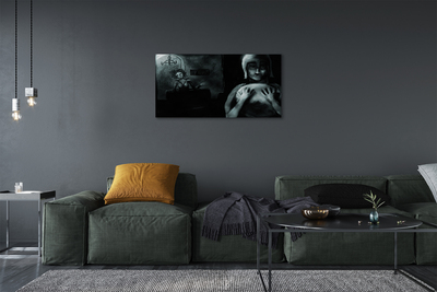 Quadro em tela Personagens sombrios