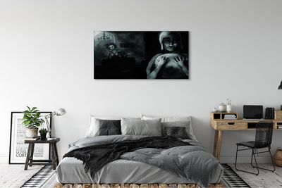 Quadro em tela Personagens sombrios