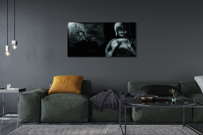 Quadro em tela Personagens sombrios