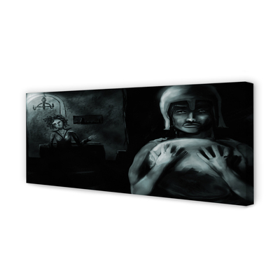 Quadro em tela Personagens sombrios