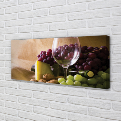 Quadro em tela Copo vazio de uvas