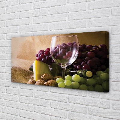 Quadro em tela Copo vazio de uvas