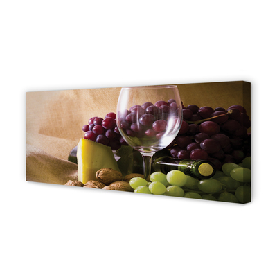 Quadro em tela Copo vazio de uvas
