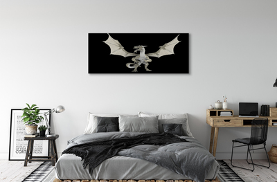 Pintura em tela Dragão branco