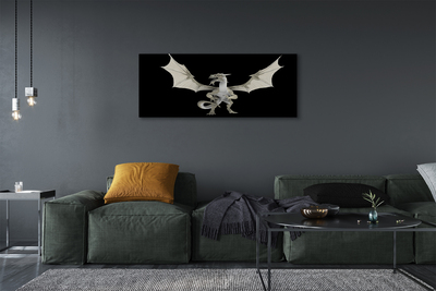 Pintura em tela Dragão branco