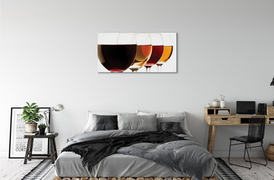Pintura em tela Taças de vinho