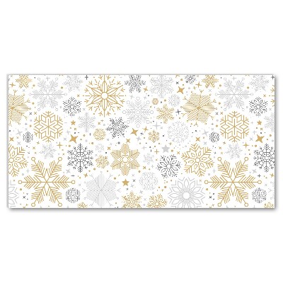 Quadro de parede em tela Flocos de neve Natal Inverno