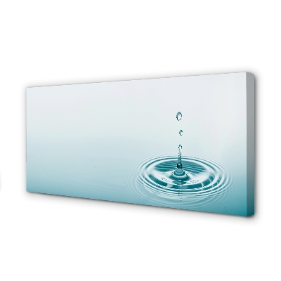 Quadro em tela Macro gota d'água