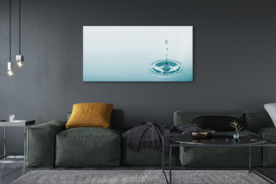 Quadro em tela Macro gota d'água
