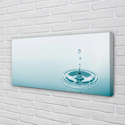 Quadro em tela Macro gota d'água