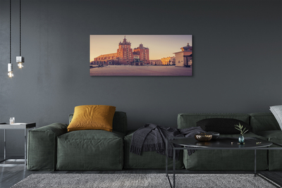 Quadro em tela Nascer do sol na Igreja de Cracóvia