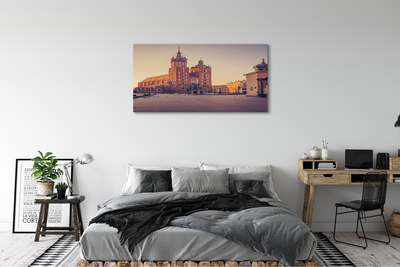 Quadro em tela Nascer do sol na Igreja de Cracóvia