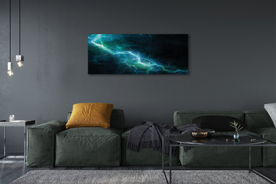 Pintura em tela Relâmpago fractal