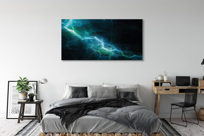 Pintura em tela Relâmpago fractal