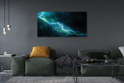 Pintura em tela Relâmpago fractal