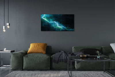 Pintura em tela Relâmpago fractal