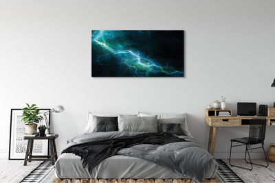 Pintura em tela Relâmpago fractal