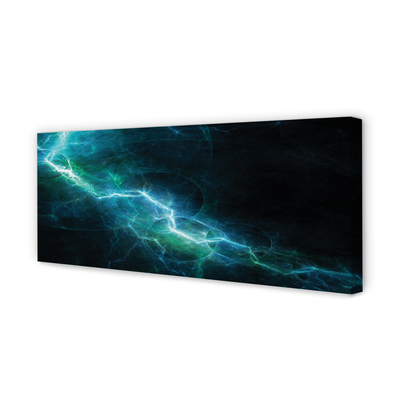 Pintura em tela Relâmpago fractal