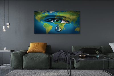 Pintura em tela Mapa de lágrimas