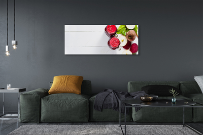 Pintura em tela Smoothies de beterraba e maçã