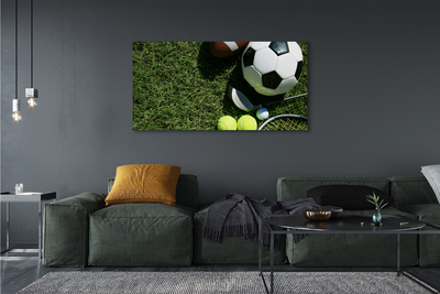 Pintura em tela Bolas de remo de grama