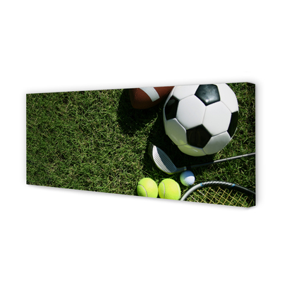 Pintura em tela Bolas de remo de grama