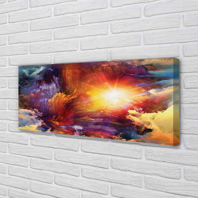 Quadro em tela Padrões fractais abstratos