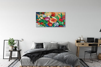 Quadro em tela Flores