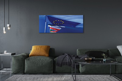 Quadro em tela Várias bandeiras