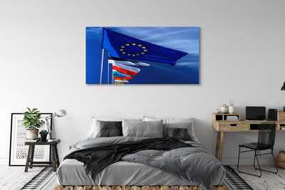 Quadro em tela Várias bandeiras