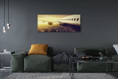 Quadro em tela Cidade do avião oeste