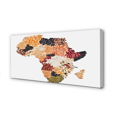 Pintura em tela Mapa de especiarias