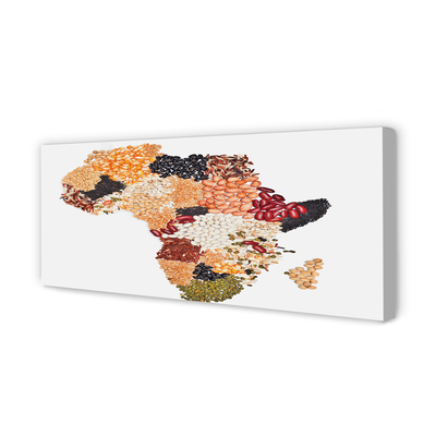 Pintura em tela Mapa de especiarias