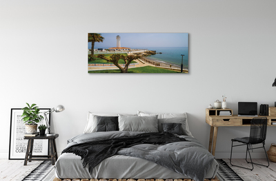 Pintura em tela Farol da Costa da Espanha