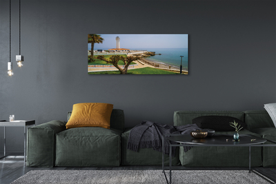 Pintura em tela Farol da Costa da Espanha