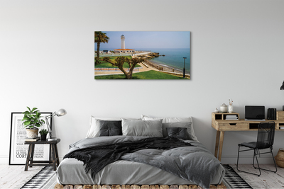 Pintura em tela Farol da Costa da Espanha